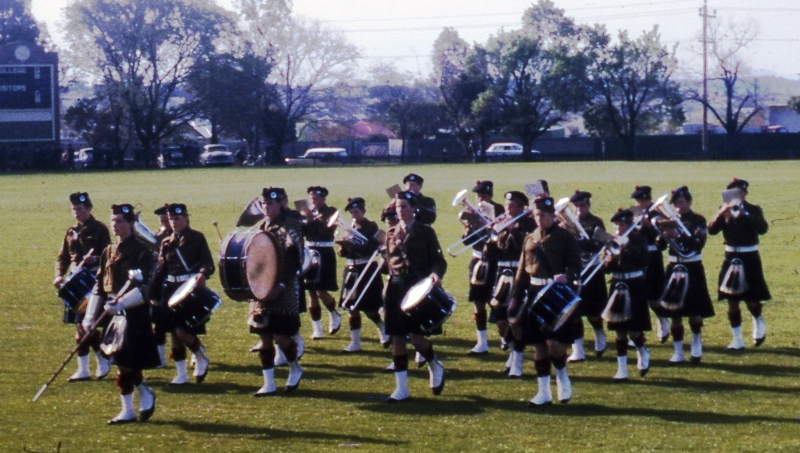Pipe Band late 1960s.